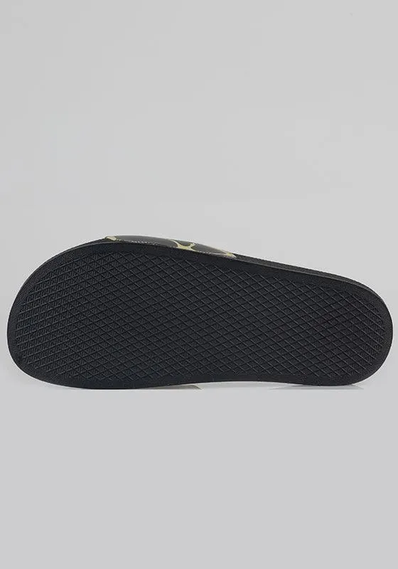ABC Camo Slide Sandals - Green