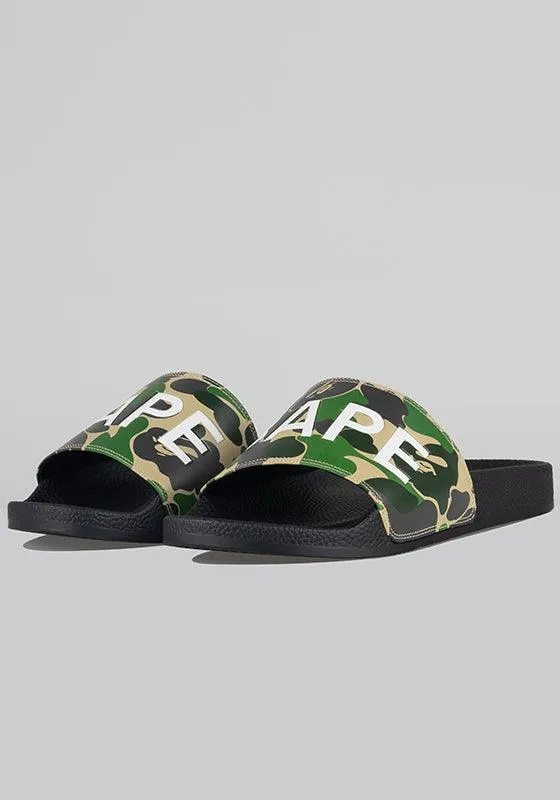 ABC Camo Slide Sandals - Green