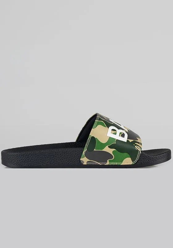 ABC Camo Slide Sandals - Green