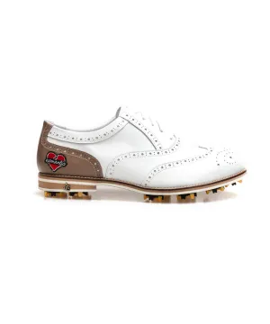 ALL CLASSIC Golf Normantic Noble Wingtip Classic Golf Shoes - Etoupe 2