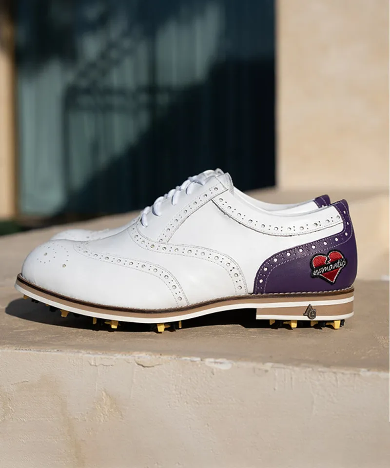 ALL CLASSIC Golf Normantic Noble Wingtip Classic Golf Shoes - Purple 2
