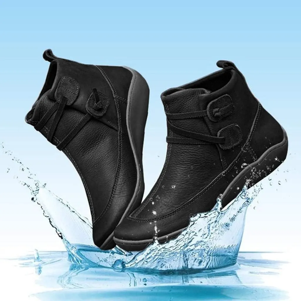 Ankle Boots for Women Platform Boots for Women Winter Comfortable Flat Sports Style Low Waterproof Women's Boots
