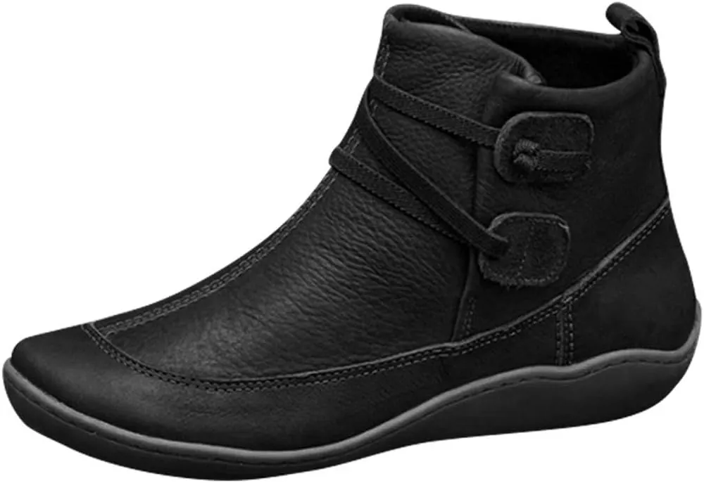 Ankle Boots for Women Platform Boots for Women Winter Comfortable Flat Sports Style Low Waterproof Women's Boots