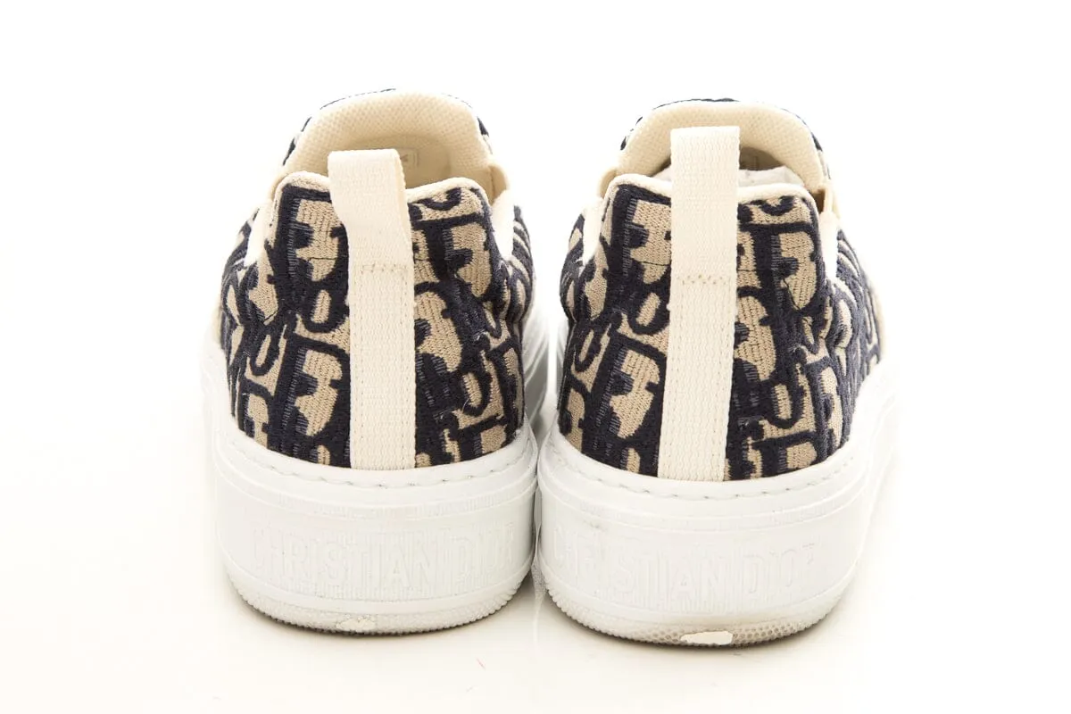 Dior Cream and Multi Color Solar Sneakers SZ 40.5