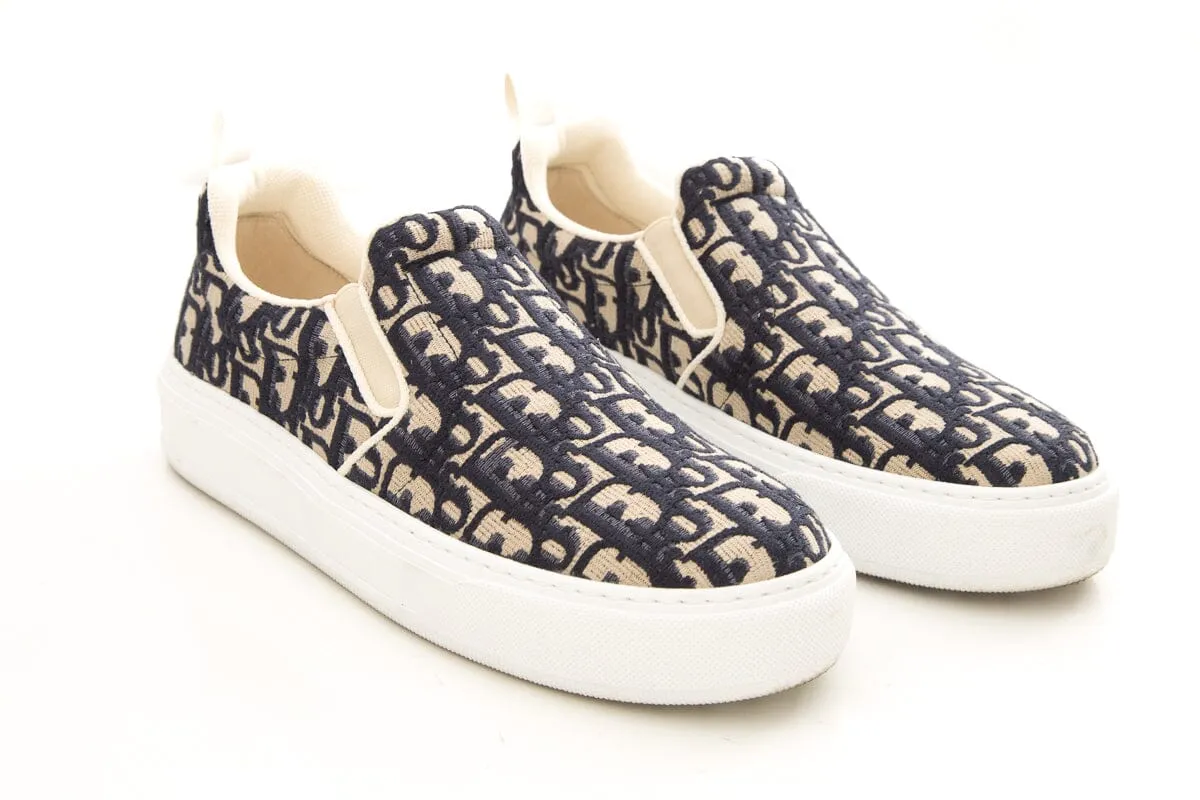 Dior Cream and Multi Color Solar Sneakers SZ 40.5