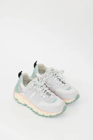 Grey & Multi Suede Earthbeat Sneaker