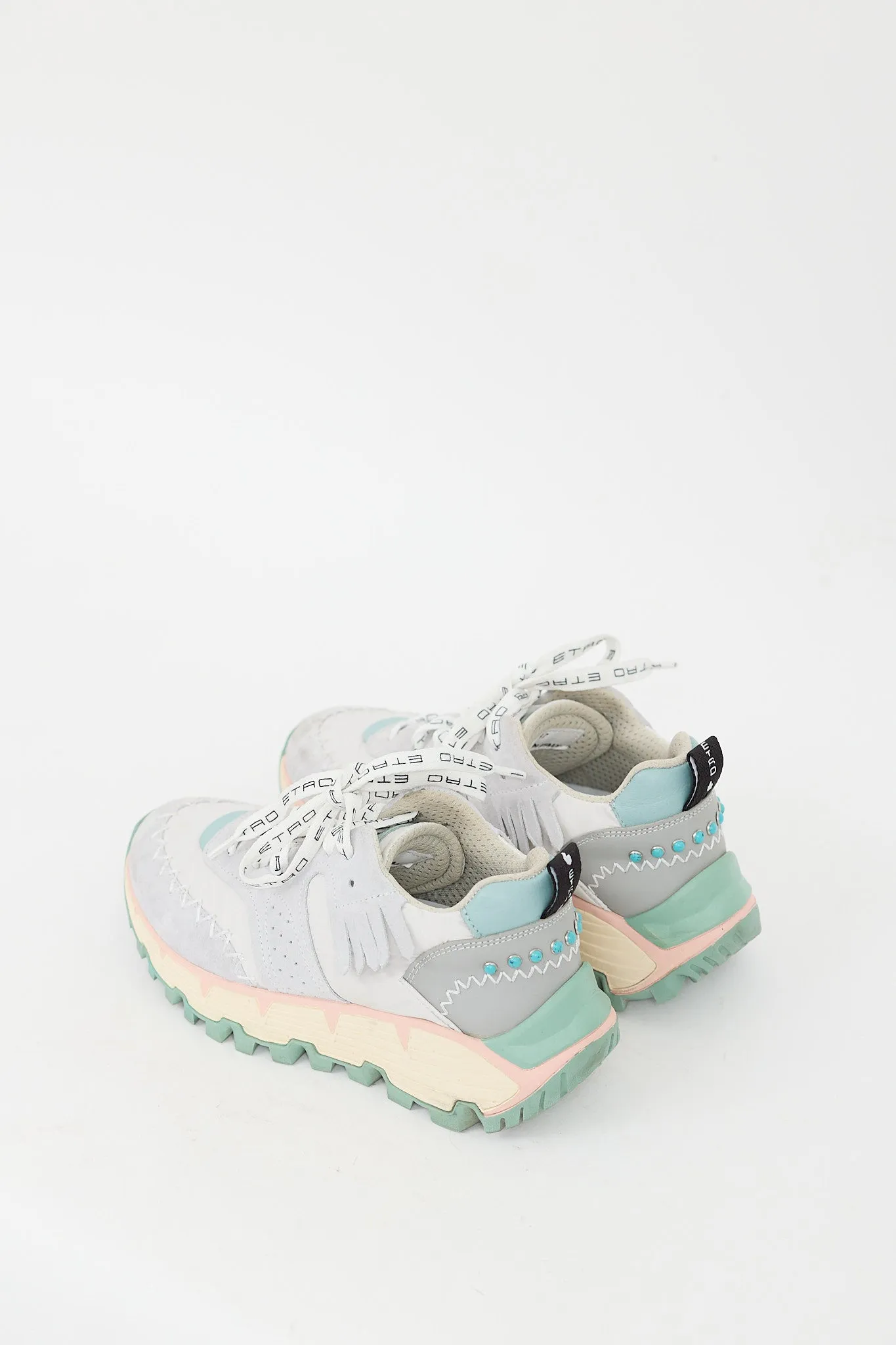 Grey & Multi Suede Earthbeat Sneaker