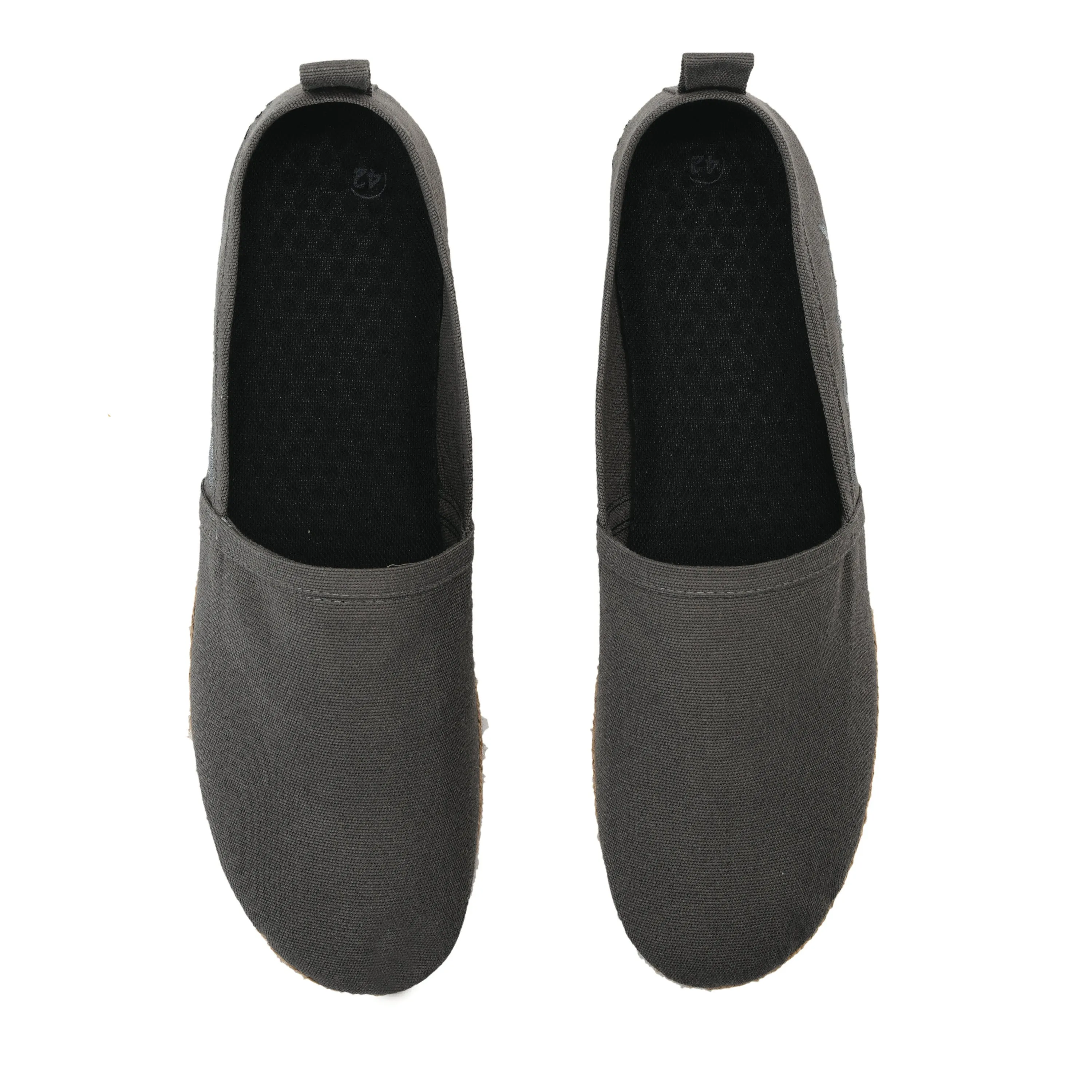 Grey men with grey embroideries  Espadrilles-7007