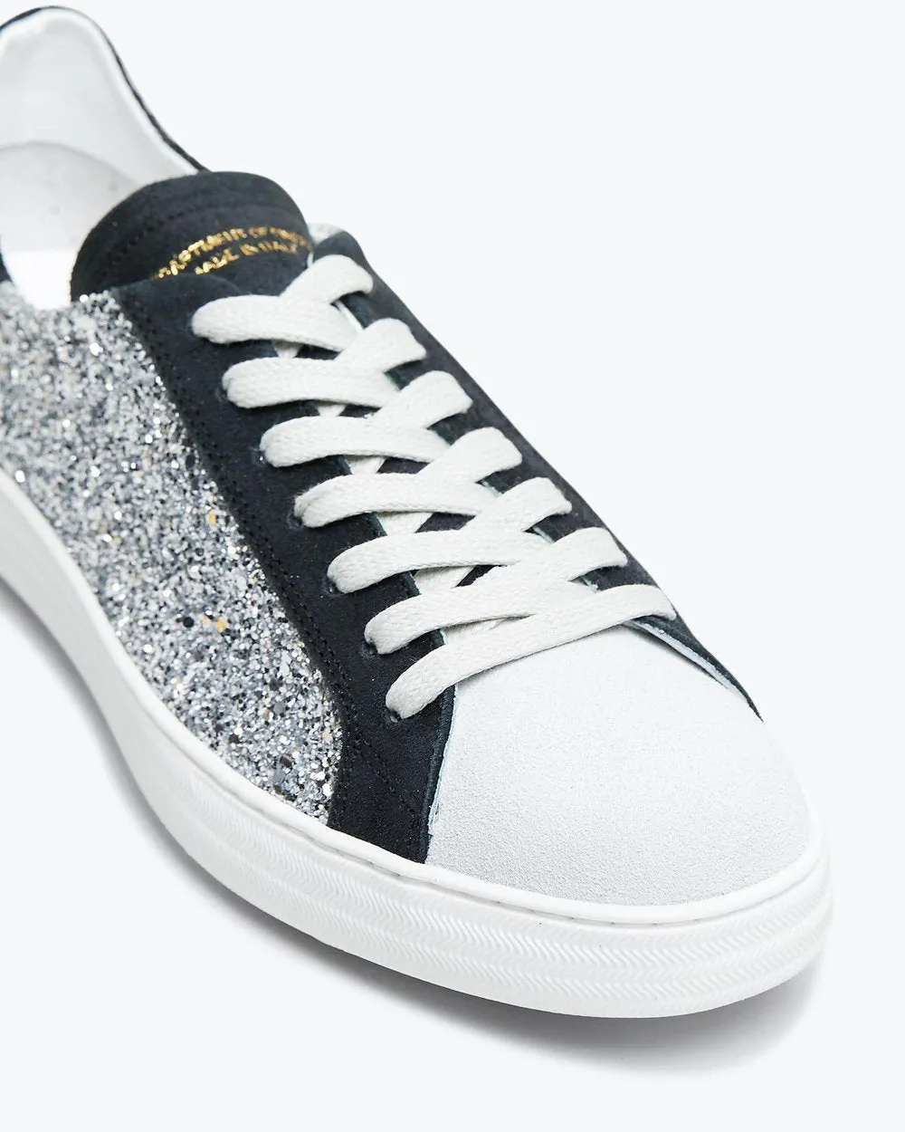INDIANA - Silver / Blk Glitter