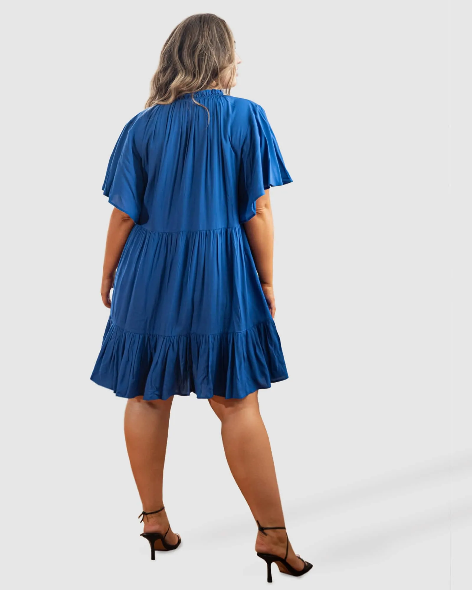 Jamie Short Sleeve Dress | Cobalt