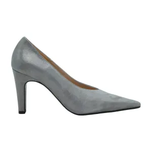 Marian Grey Print V-Cut Shoe