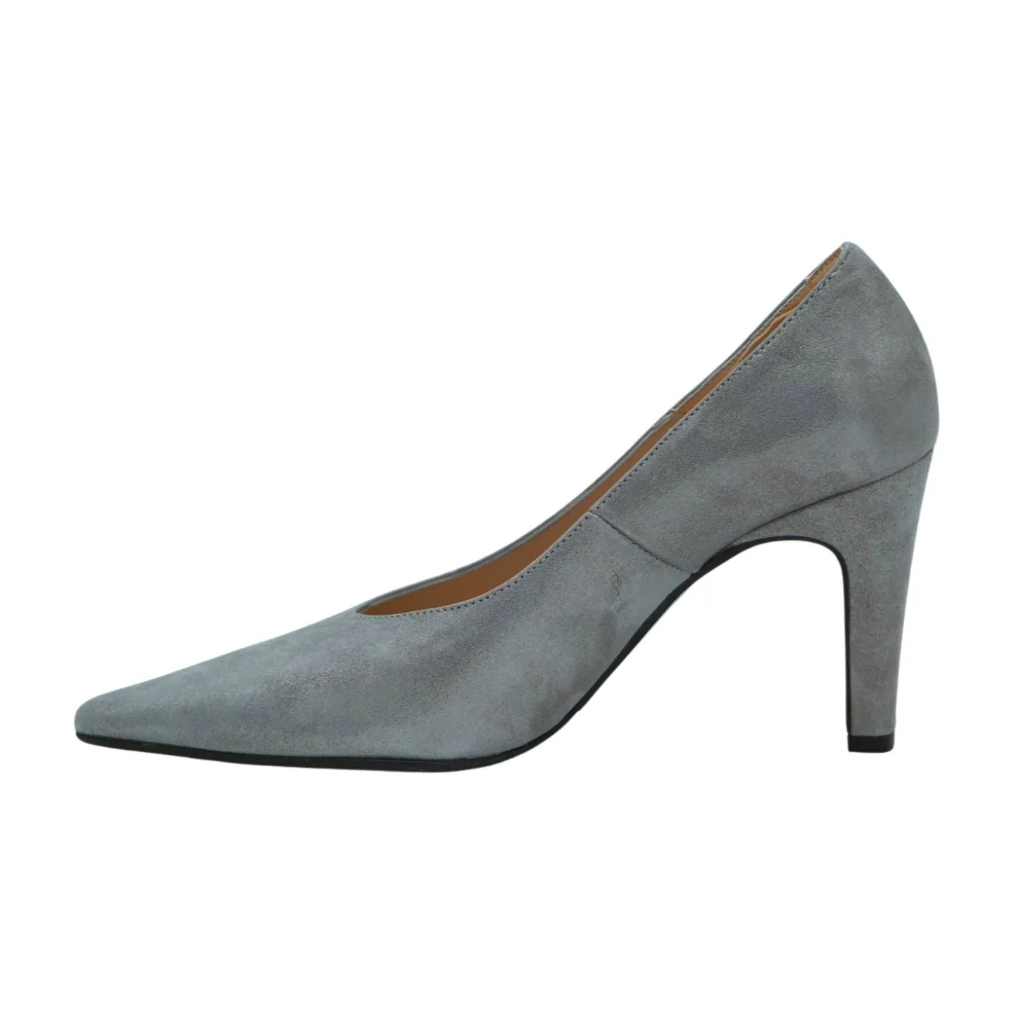 Marian Grey Print V-Cut Shoe