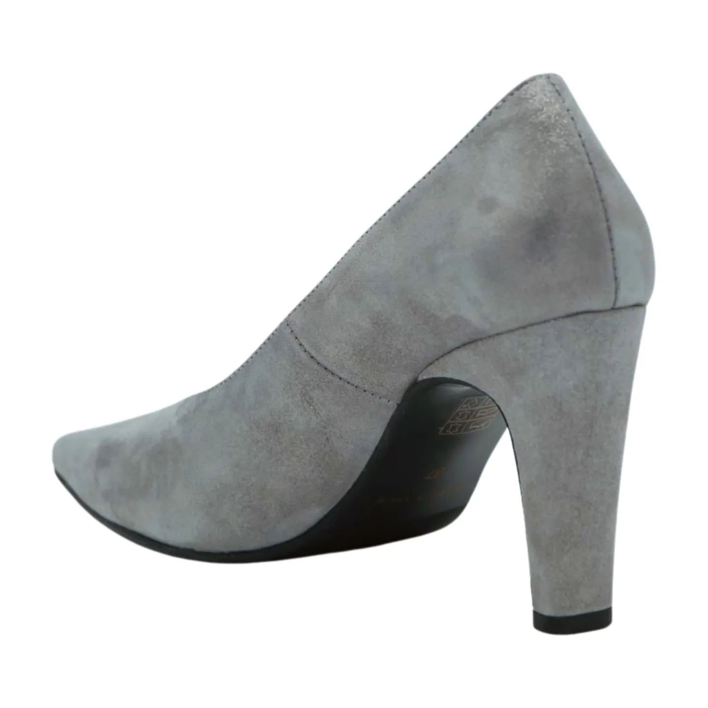 Marian Grey Print V-Cut Shoe