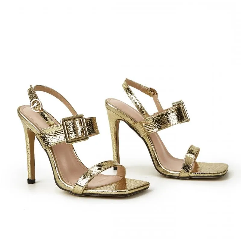 Minimalist Heel Sandals
