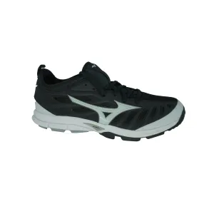 Mizuno Women's Players Trainer 2 Softball Turf Shoes Black White Size 10
