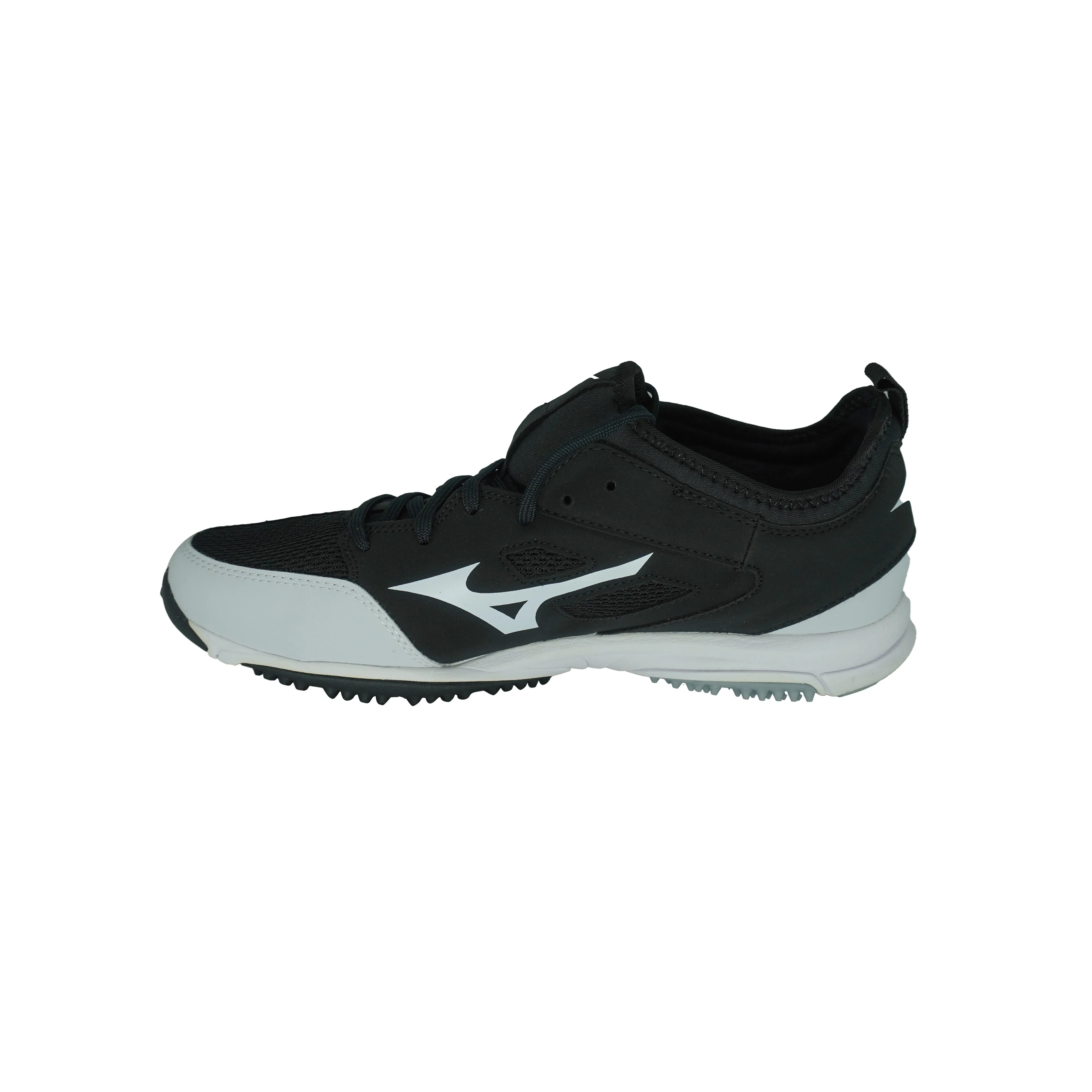 Mizuno Women's Players Trainer 2 Softball Turf Shoes Black White Size 10