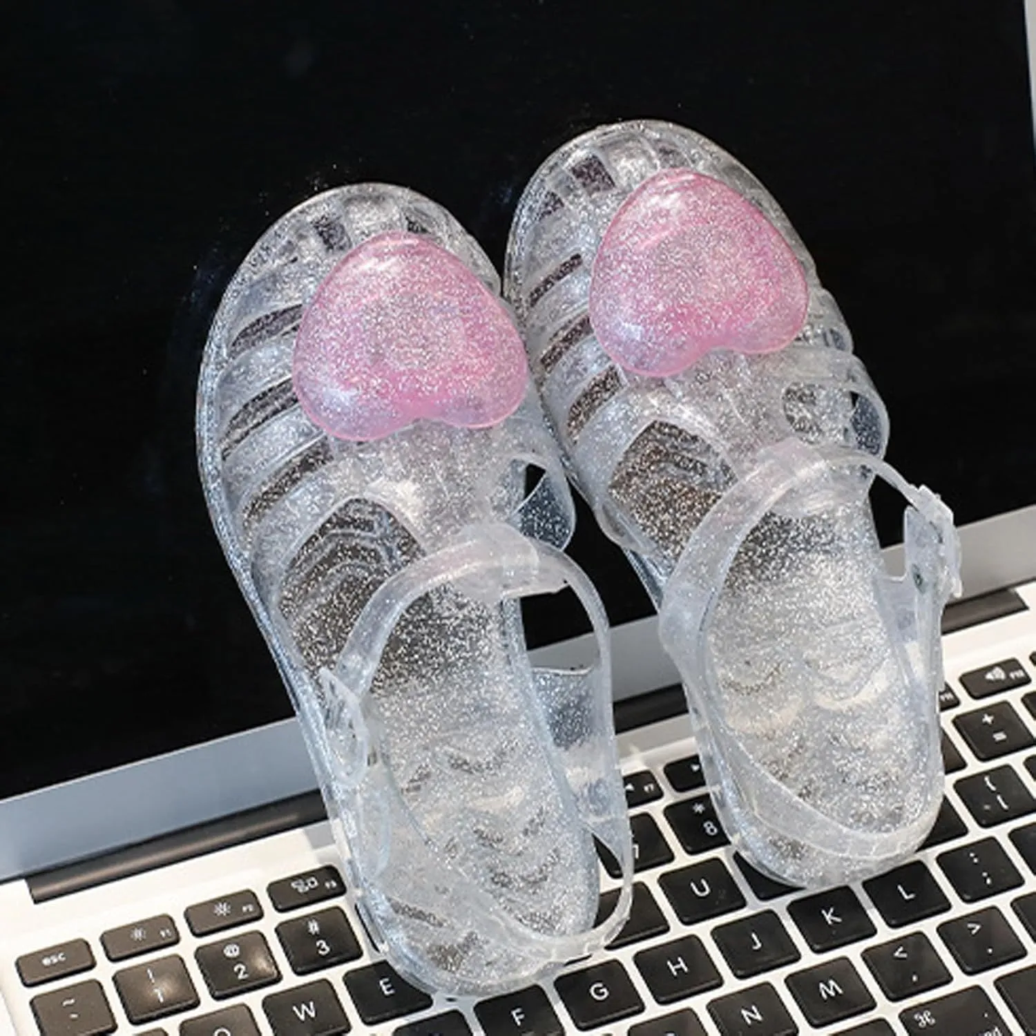 Sandals for Girls Cute Closed Toe Princess Costume Summer Dress Shoes Water Beach Flat Sandal Gladiator Footwear