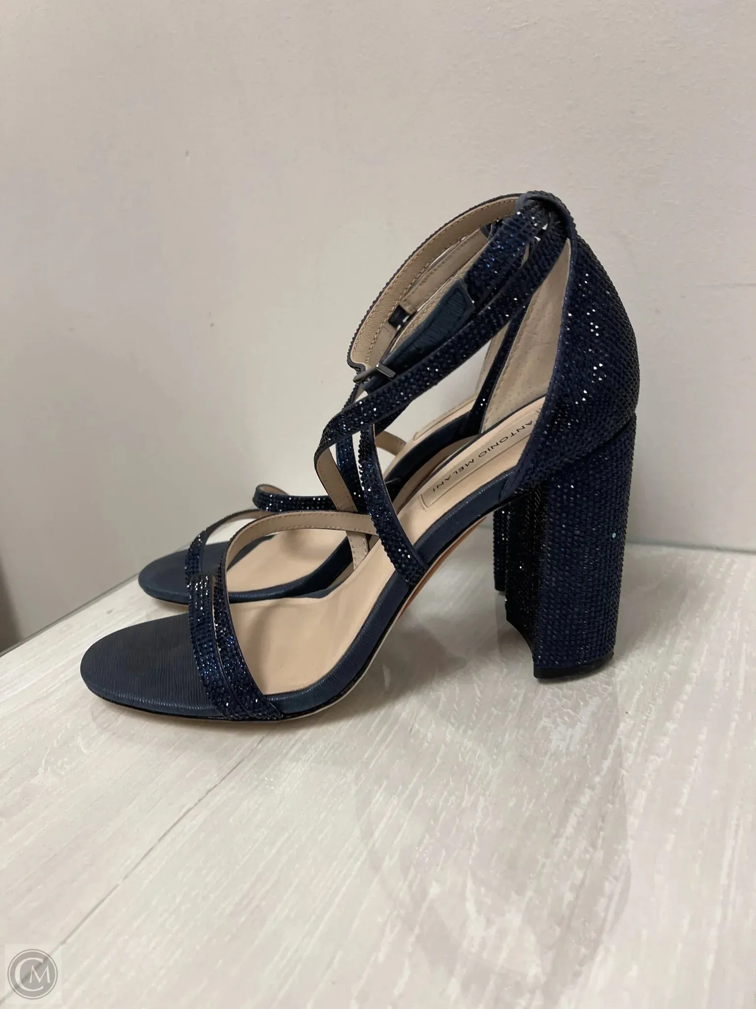 Shoes Heels Block By Antonio Melani In Blue, Size: 9