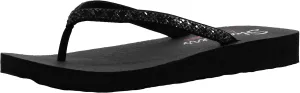 Skechers Women's Meditation Perfect 10 Square Rhinestone Embellished Thong
