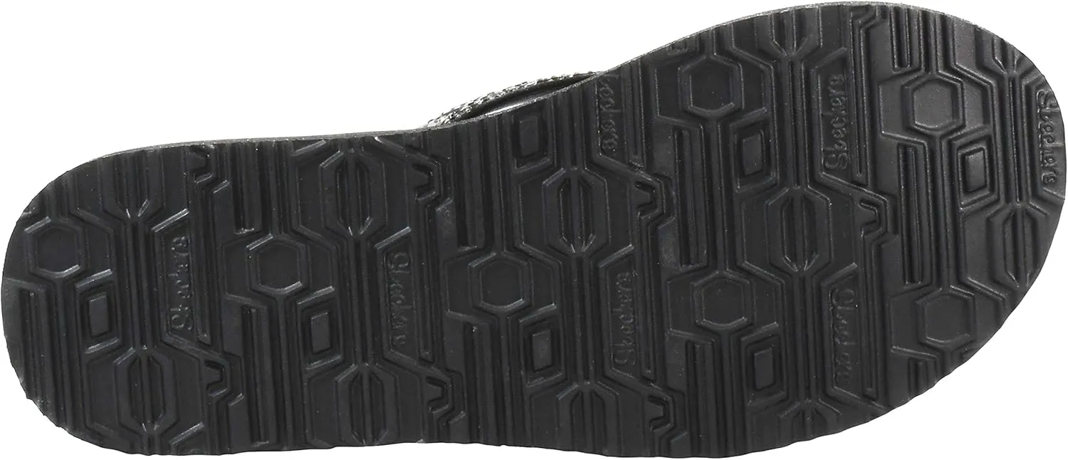Skechers Women's Meditation Perfect 10 Square Rhinestone Embellished Thong