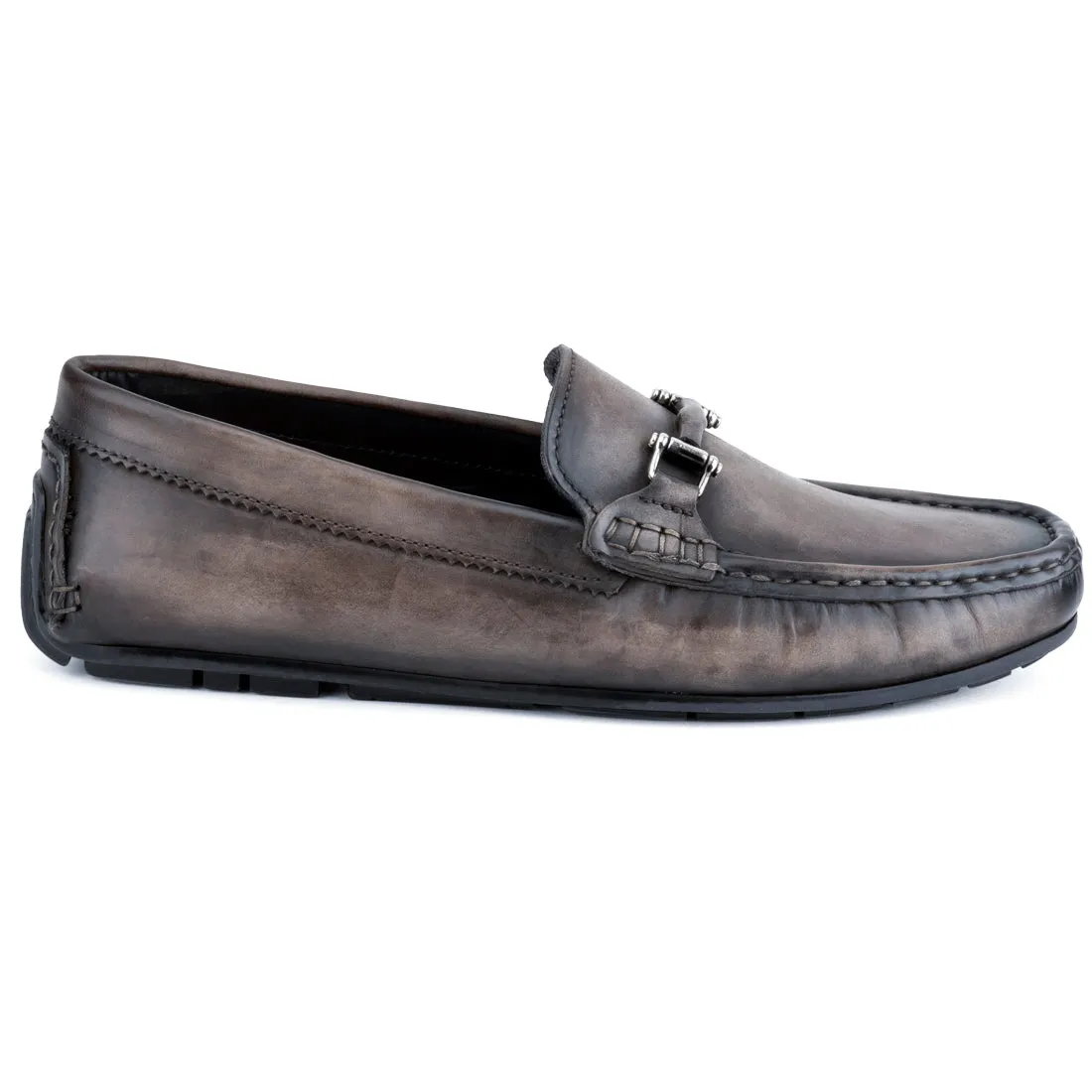 Steel Grey Patina Loafers