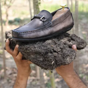 Steel Grey Patina Loafers