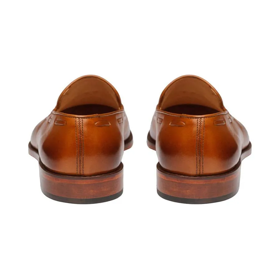 Tan Tassel Loafers