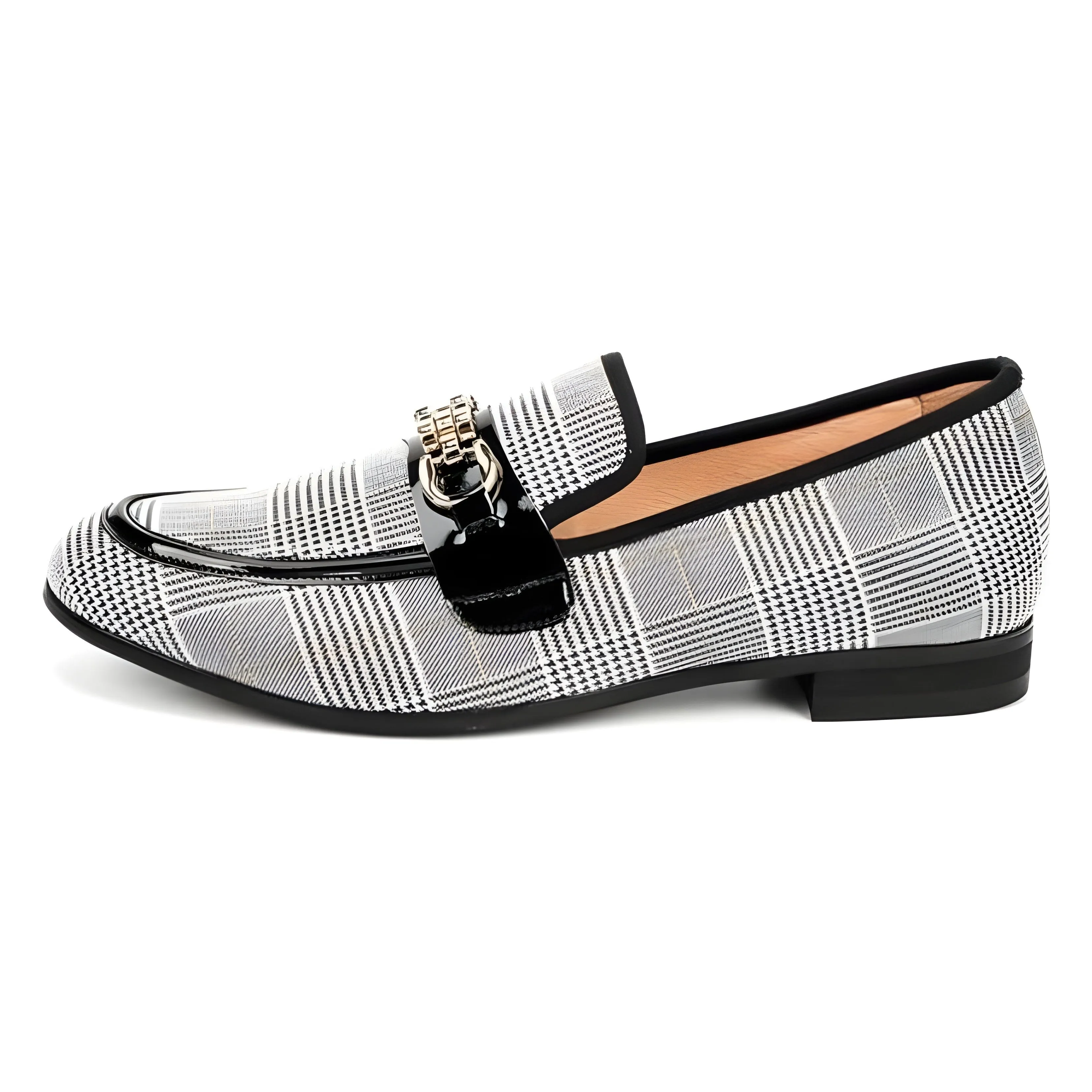 The Fabian Plaid Penny Loafers
