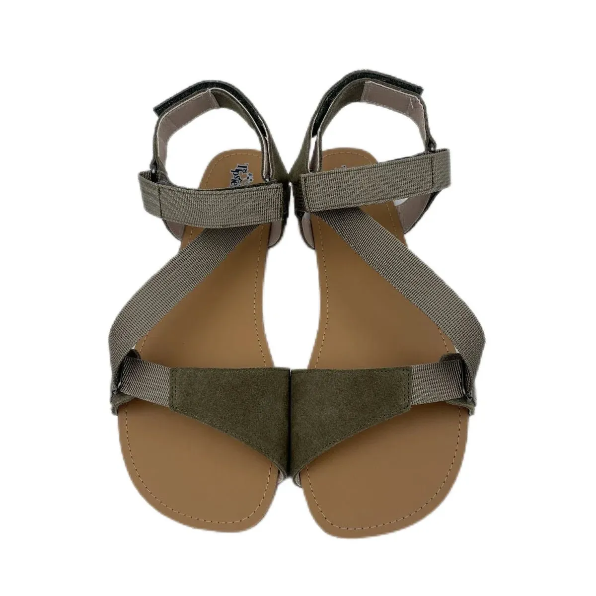 Tipsietoes Barefoot Leather Flat Sandals