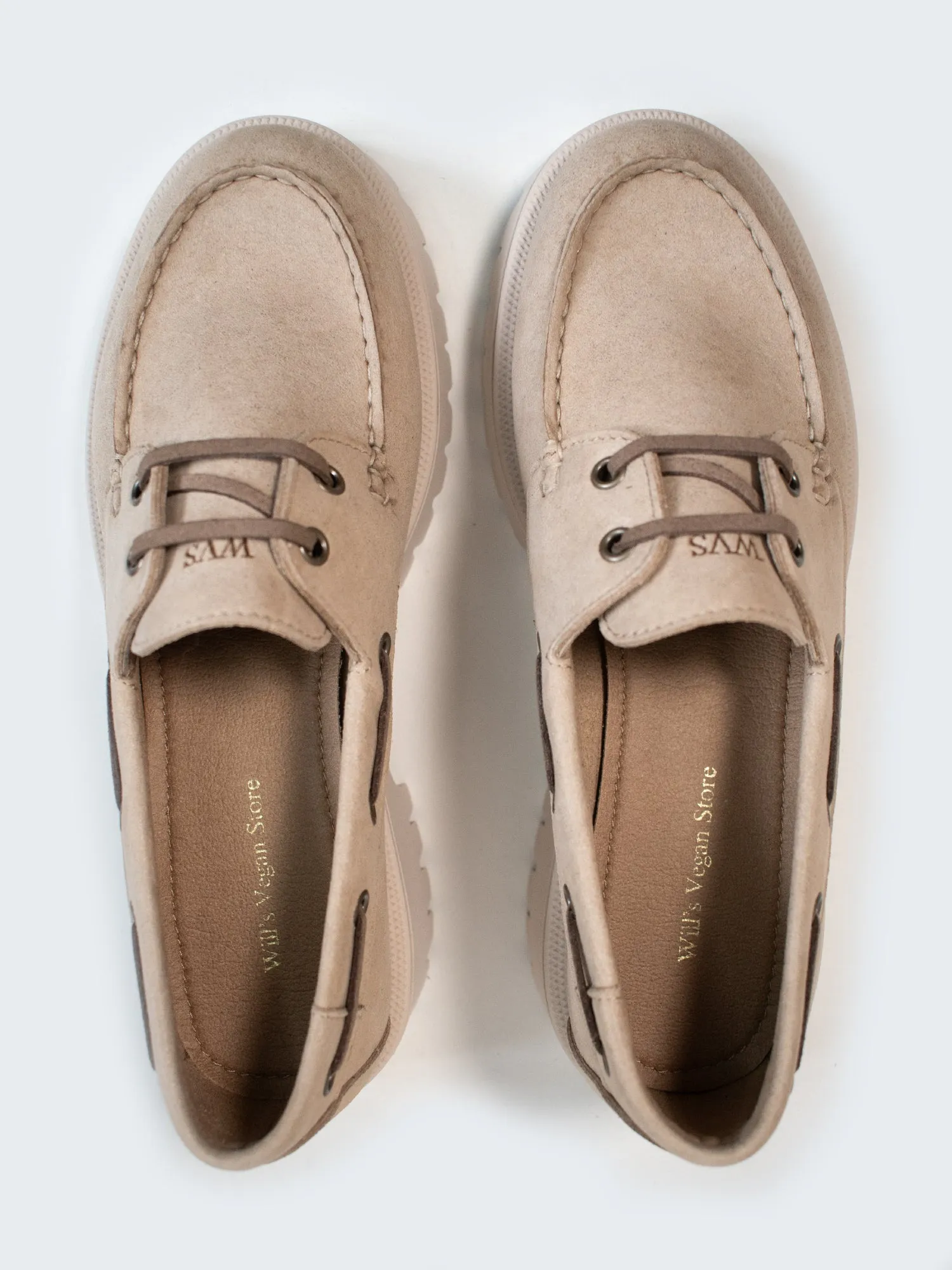 Track Sole Vegan Wildleder Loafers