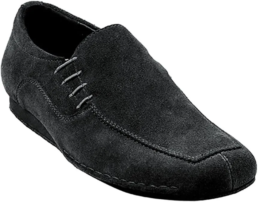 Very Fine Ballroom Latin Tango Salsa Dance Shoes for Men SERO102BBX Suede - Flate Heel - Black Suede - 8