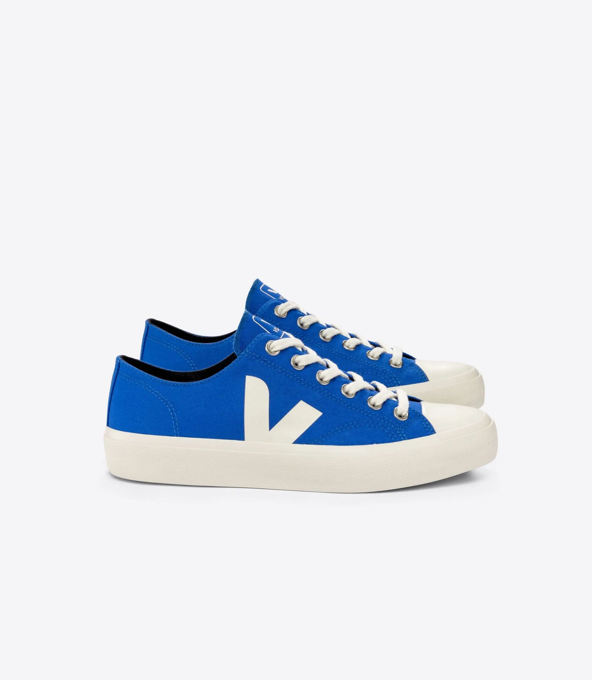 WATA II LOW CANVAS SKO BLÅ