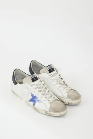 White & Multicolour Leather Superstar Sneaker
