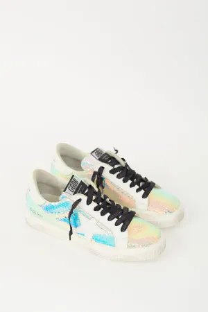 White & Multicolour May Mirror Sneaker