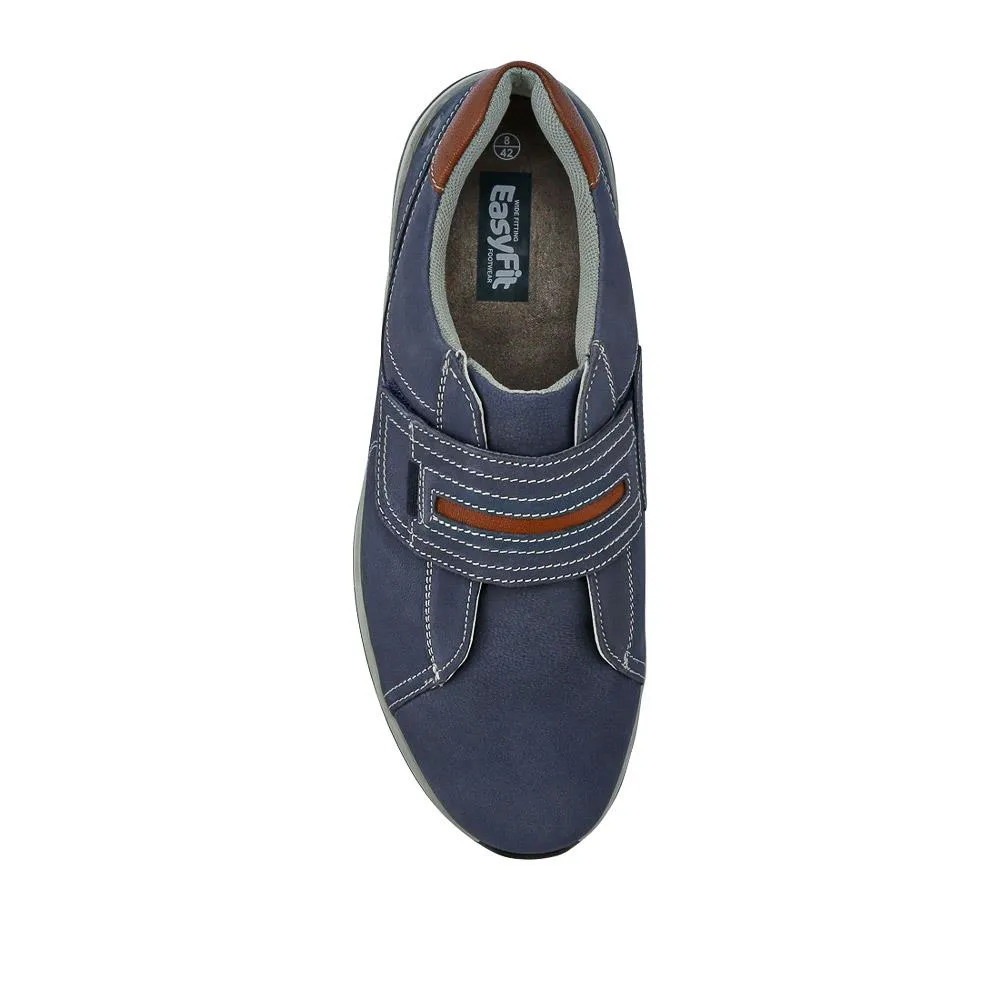 Wide-Fit Touch-Fasten Shoes - CALLUM / 326 961