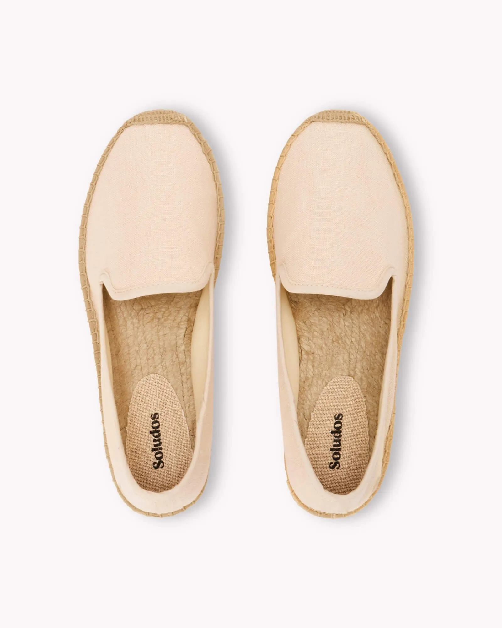 Womens_Espadrilles_The Smoking_Linen Colors_Ivory - Tonal