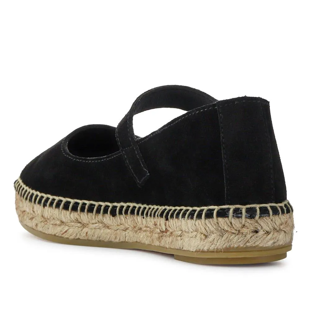 Yvonne Leather Mary Jane Espadrilles - YVONNE / 327 518